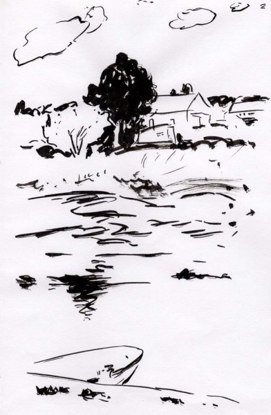 Drawing with Sumi Ink