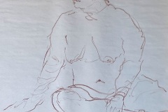 Human Figure, left-hand sketch 